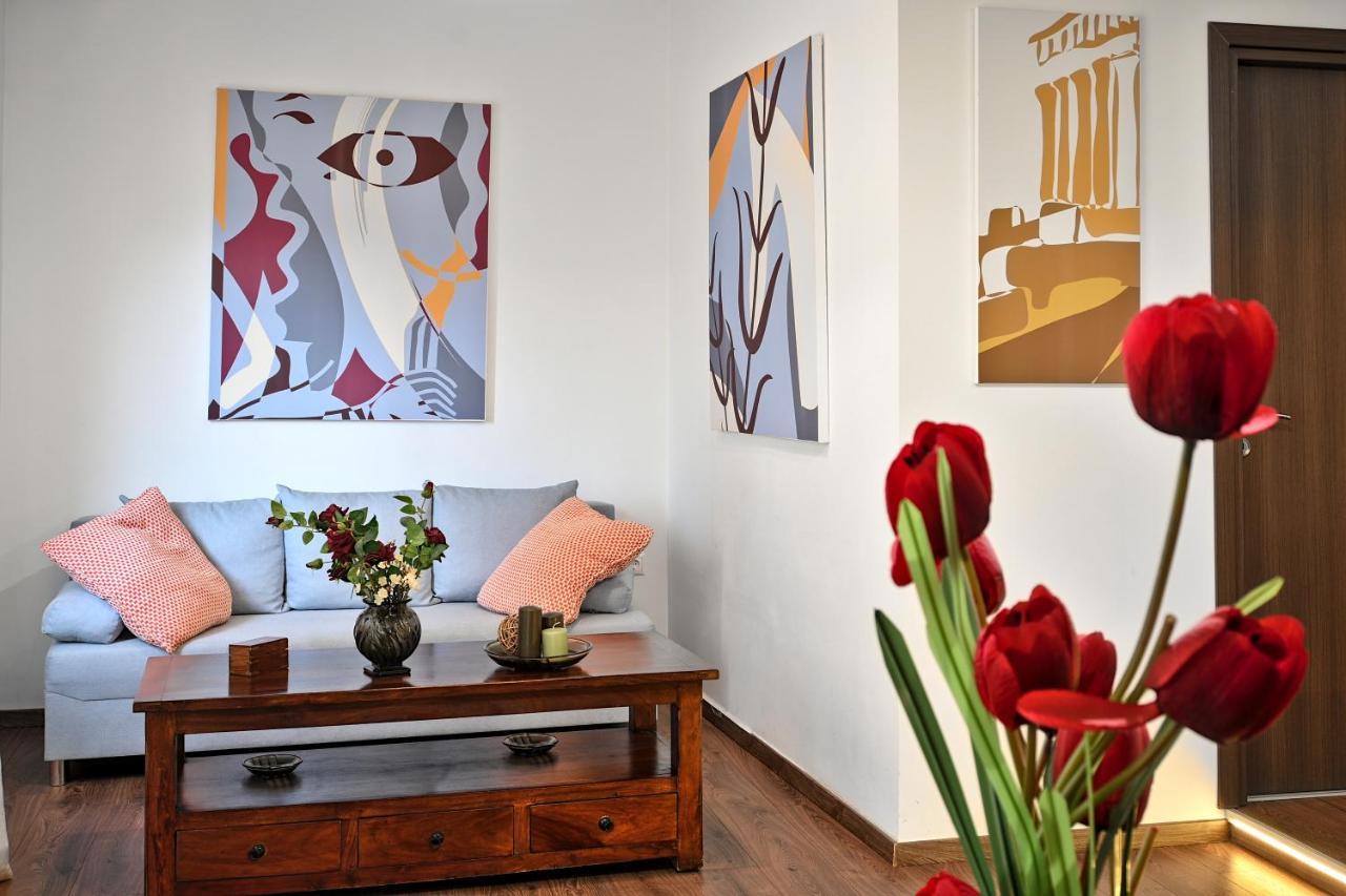 Stylish Apartment, Acropolis View Athene Buitenkant foto